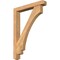 Ekena Millwork Imperial Craftsman Smooth Bracket w/ Offset Brace, Western Red Cedar, 5 1/2"W x 36"D x 48"H BKT0604X36X48IMP04SWR - alternate 1